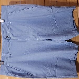 Men’s FootJoy Blue and White Plaid Seersucker Check Golf Shorts Size 36